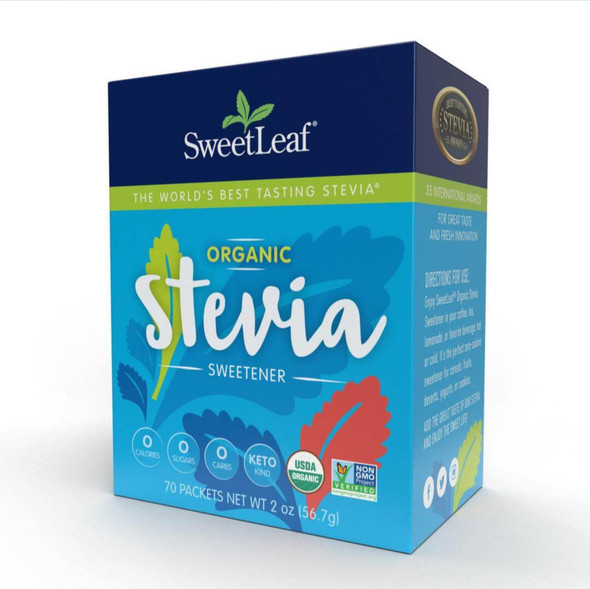 SweetLeaf  Organic Sweetener 70 Count