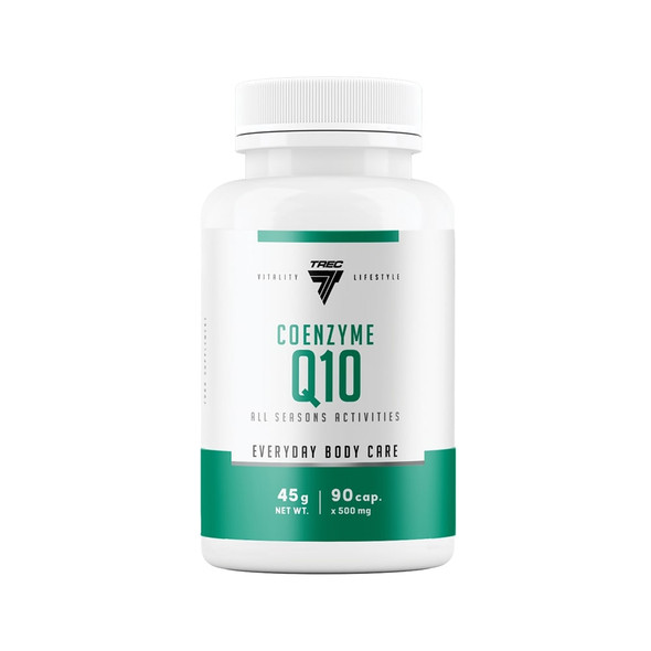 Trec Nutrition Coenzyme Q10 90 caps Supplement Facts Panel