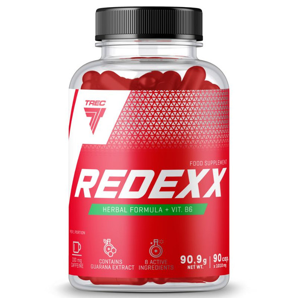 Trec Nutrition REDEXX 90 cap Supplement Facts Panel