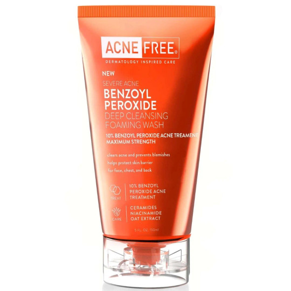 AcneFree Benzoyl Peroxide Deep Cleansing Foaming Wash Additional Product Image 2