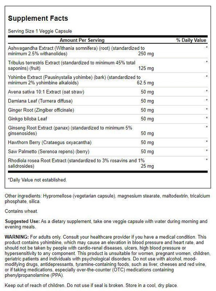 Swanson Ultimate Performance Formula 60 Caps Ingredients