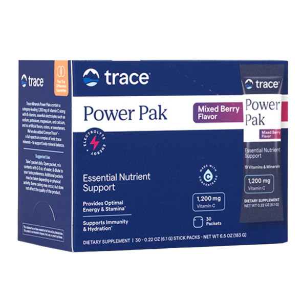 Trace Minerals Electrolyte Stamina Power Pak Non-GMO Mixed Berry Box of 30 Additional Product Image 9
