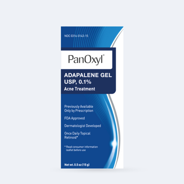 PanOxyl Adapalene Gel USP 0.1% 15g