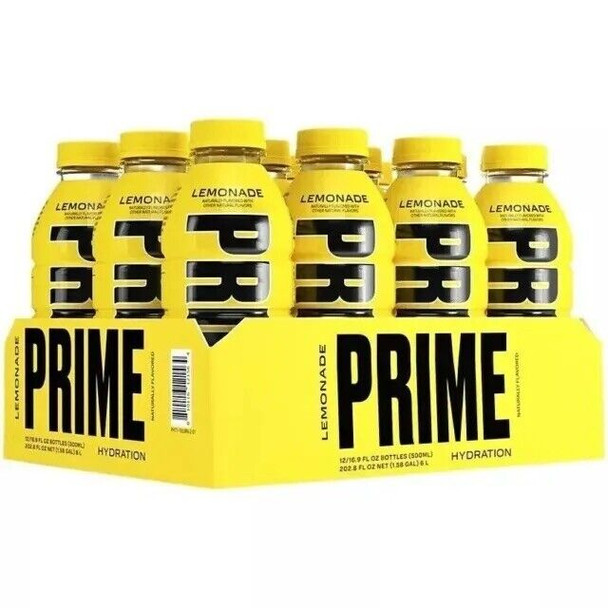Prime Hydration Lemonade case