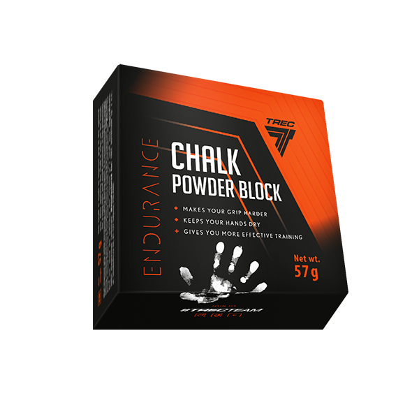 Trec Nutrition ENDURANCE Chalk Powder Block 57g Supplement Facts Panel