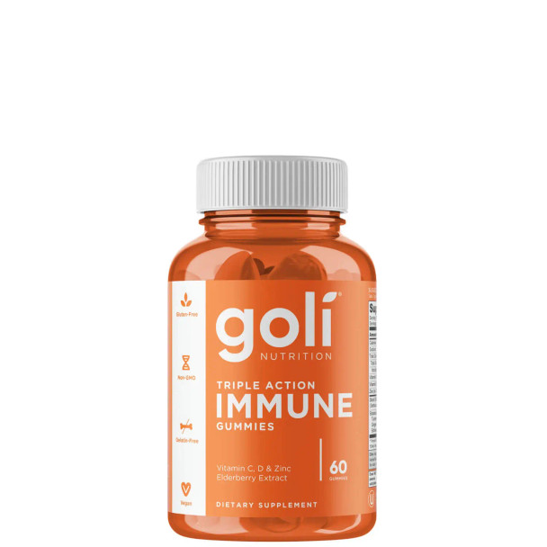 GOLI NUTRITION GOLI IMMUNE 60 GUMMIES Supplement Facts Panel
