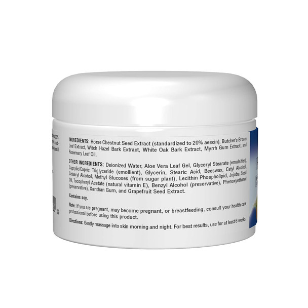 Planetary Herbals HORSE CHESTNUT CREAM 2OZ Ingredients Panel