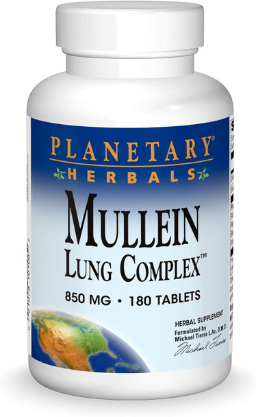 Planetary Herbals MULLEIN LUNG COMPLEX 850MG 90 Tabs