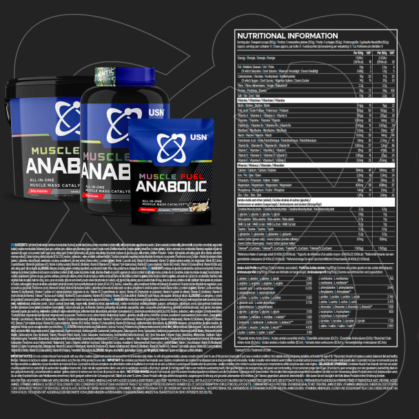 USN MUSCLE FUEL ANABOLIC 4KG Ingredients