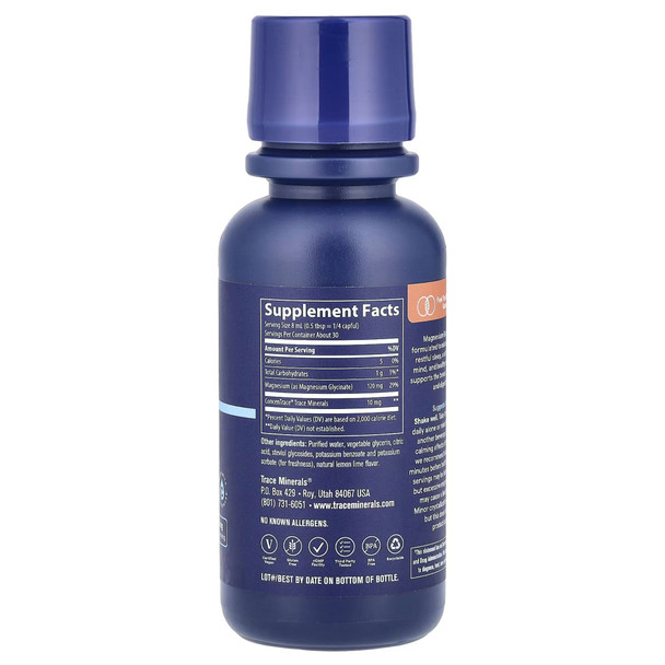 Trace Minerals Liquid Magnesium Glycinate 237 ml Main Product Image