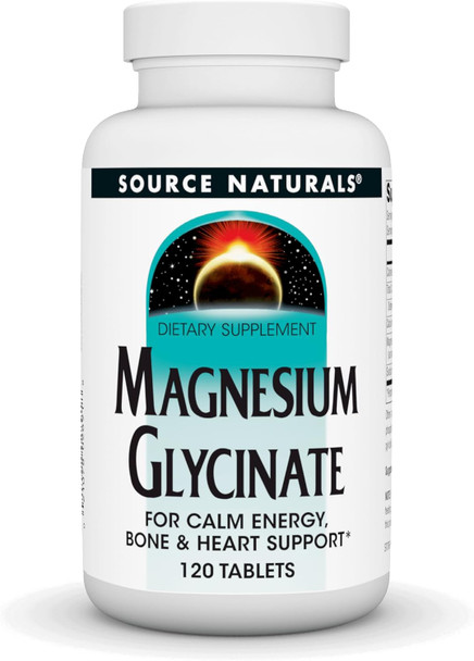 SOURCE NATURALS MAGNESIUM GLYCINATE 400mg 120 Tabs