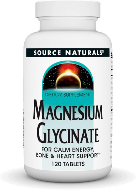 SOURCE NATURALS MAGNESIUM GLYCINATE 400mg 120 Tabs Additional Product Image 2
