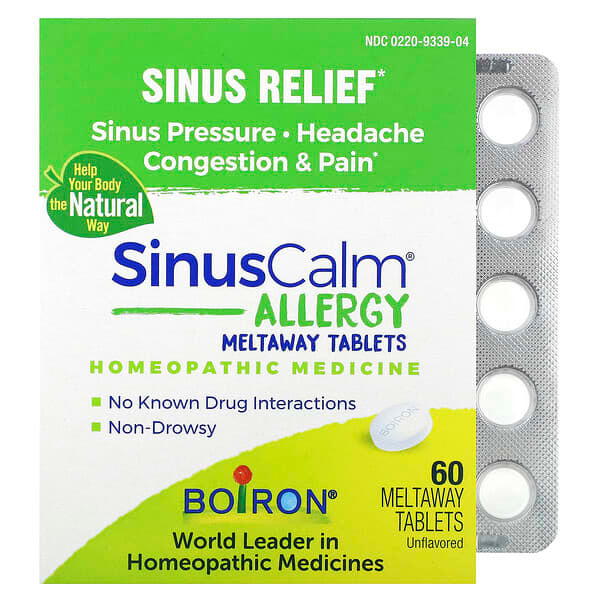 Boiron SinusCalm Allergy 60 Tablets Additional Product Image 2