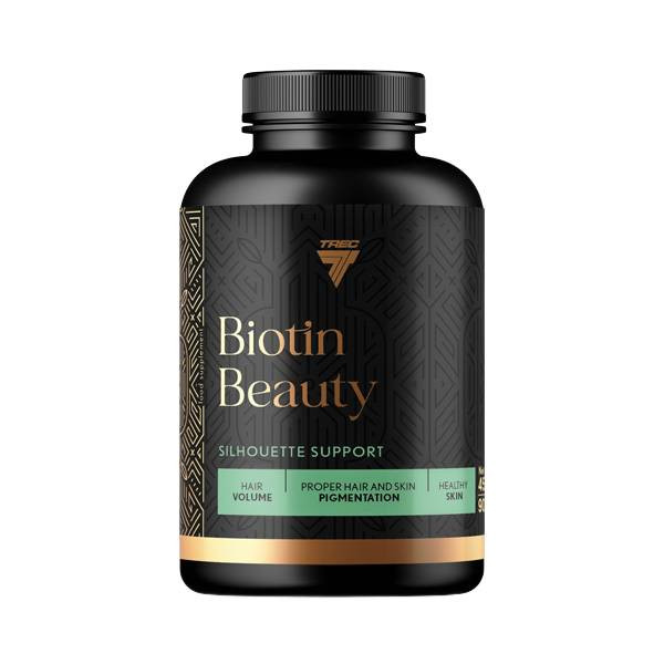 Trec Nutrition Biotin Beauty 90 Caps Supplement Facts Panel