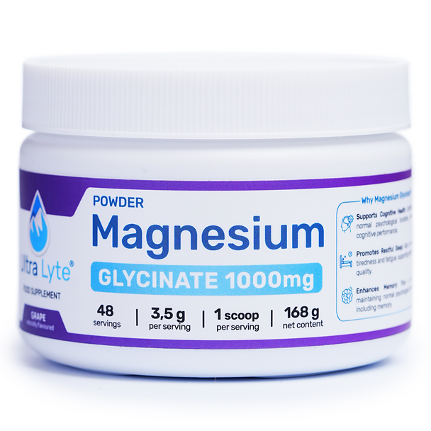 Ultra Lyte Magnesium Glycinate Powder - Grape Additional Product Image 7