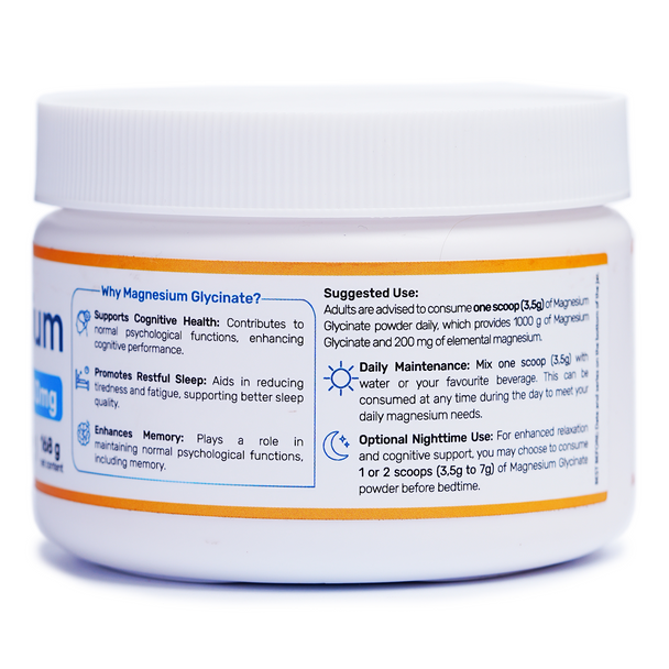Ultra Lyte Magnesium Glycinate Powder - Orange 7