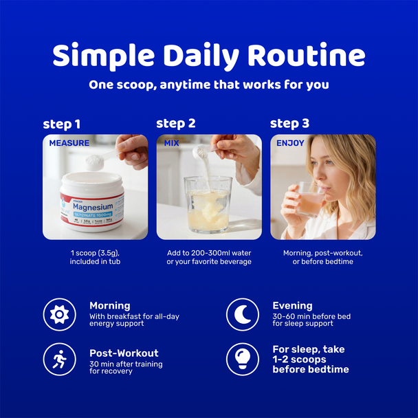 Ultra Lyte Magnesium Glycinate Powder - Mixed Berry Main Product Image