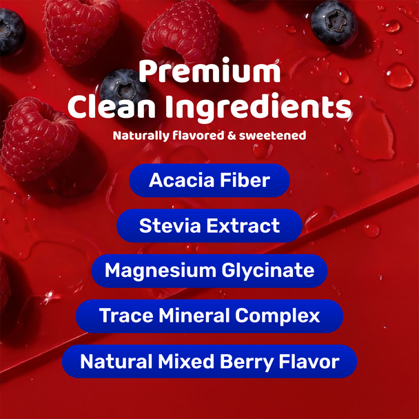 Ultra Lyte Magnesium Glycinate Powder - Mixed Berry 3
