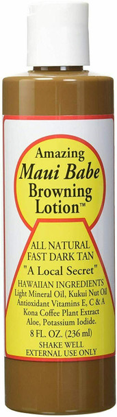 Maui Babe Browning Lotion - All Natural Fast Dark Tan 118ml Additional Product Image 2