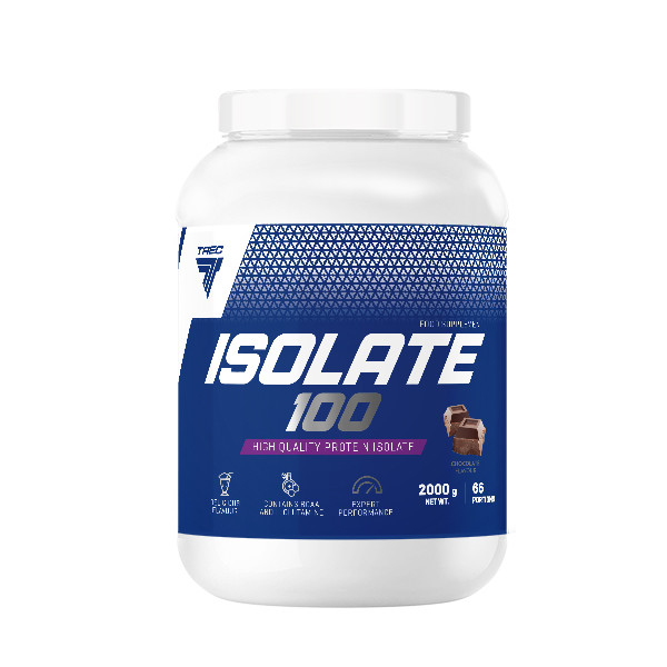 Trec Nutrition ISOLATE 100 JAR Supplement Facts Panel
