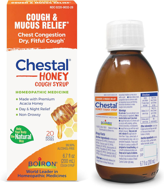 Boiron Chestal Honey - Natural Cough Syrup, 6.7 oz (200ml) Additional Product Image 2