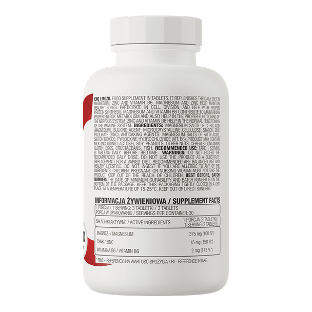 OstroVit MgZB 90 tablets Main Product Image