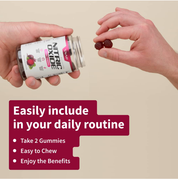 Snap Nitric Oxide Beet Gummies (Sugar Free) – 60 Gummies - image 5