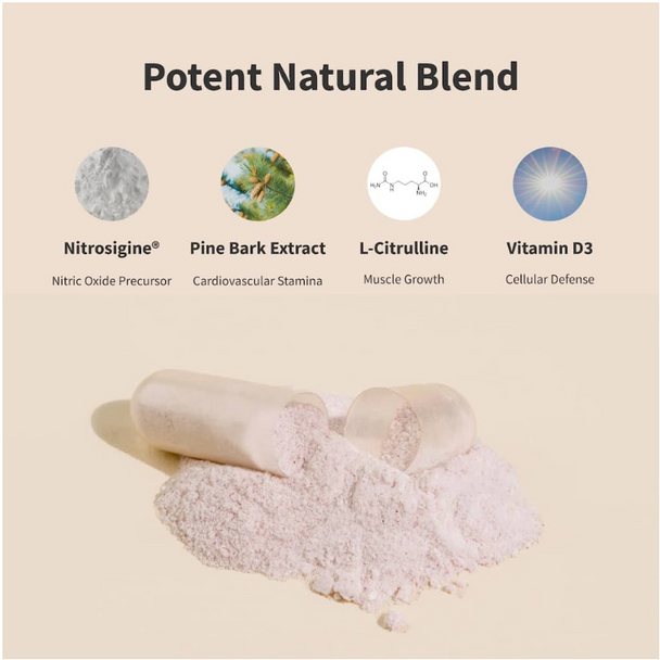 Snap Supplements L-Arginine 60 Capsules 4