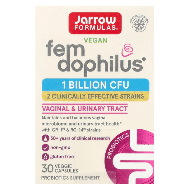 Jarrow Fem-Dophilus (1 Billion CFU) 30 vcaps Additional Product Image 2