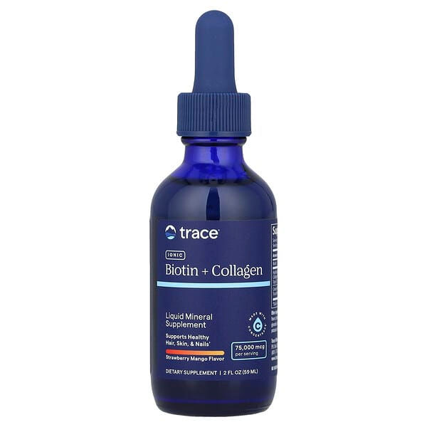 Trace Minerals Ionic Biotin + Collagen Strawberry Mango 59ml Additional Product Image 2