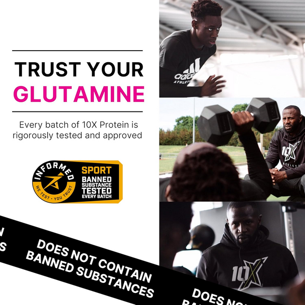 10X Athletic GLUT+ 300g Ingredients and Supplement Facts