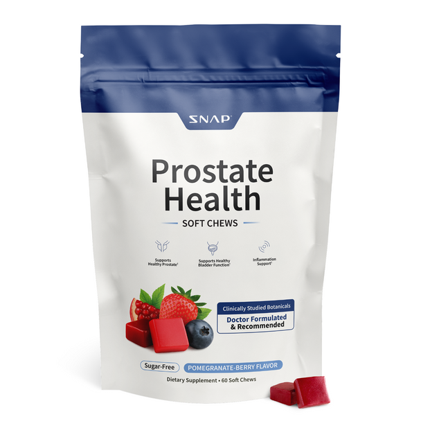 Snap Supplements Prostate Health Berry Soft Chews Main Product Image