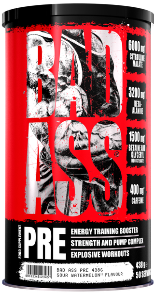 BAD ASS Pre Workout 438g — pack front