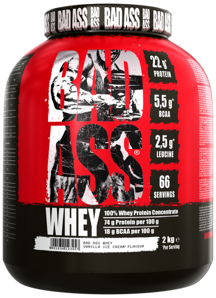 BAD ASS Whey Protein 2kg — pack front