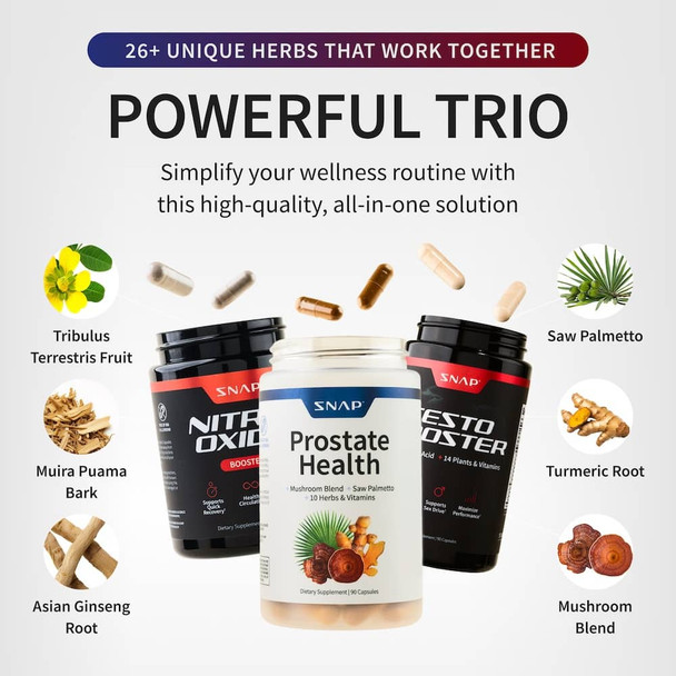Snap Mens Trio - key benefits