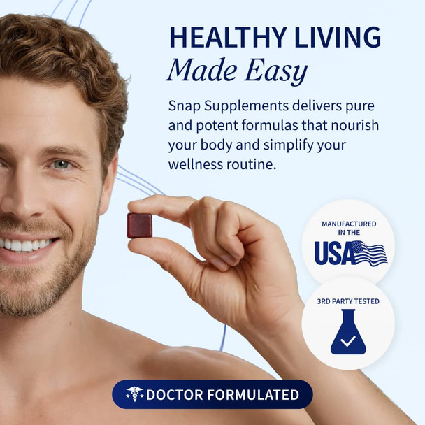 Snap Supplements Prostate Health + Nitric Oxi - additional view