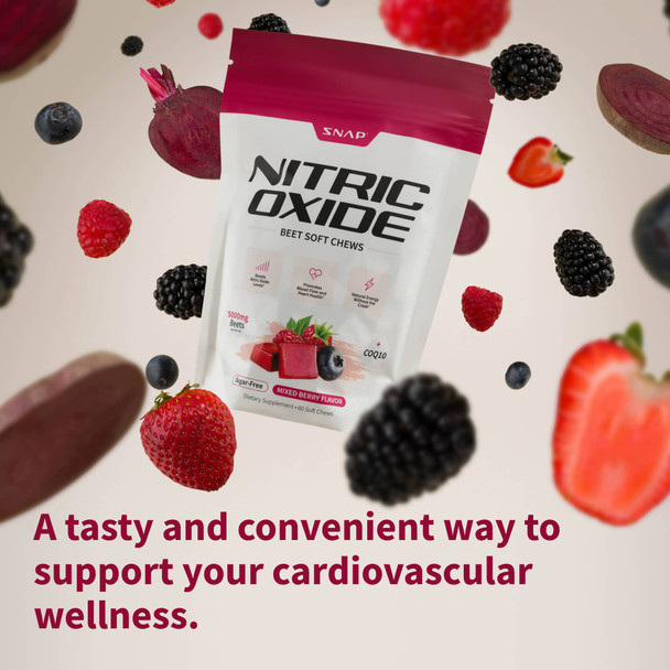 Snap Supplements Nitric Oxide Beet Soft Chews - supplement facts