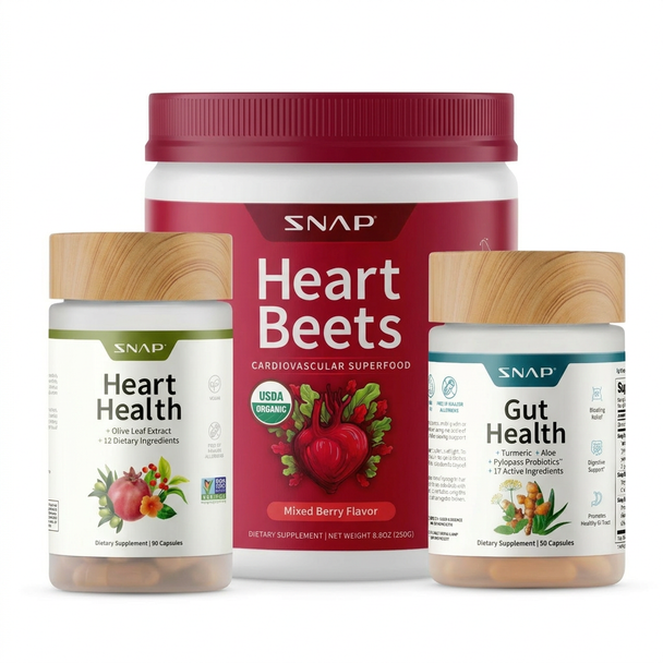 Snap Supplements Heart Beets, Liver Health &  - main bundle image