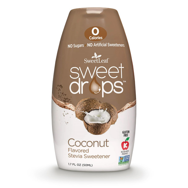 SweetLeaf Sweet Drops Coconut 1.7 fl.oz - 6 pack