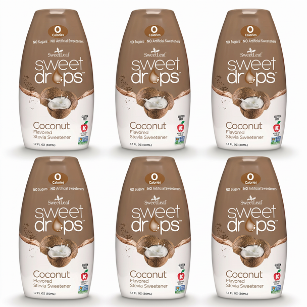 SweetLeaf Sweet Drops Coconut 1.7oz - 6 pack
