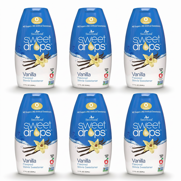 SweetLeaf Sweet Drops Vanilla 1.7oz - 6 pack