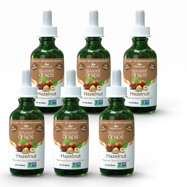 SweetLeaf Sweet Drops Hazelnut 288ml - 6 pack