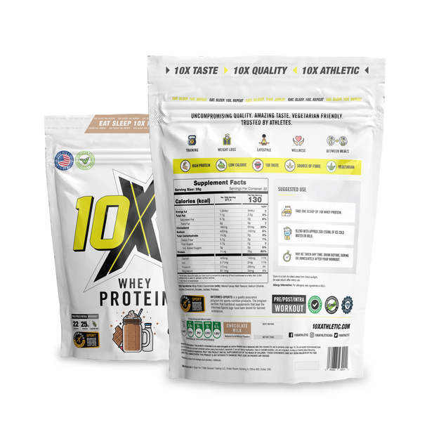 10X Athletic Performance Stack - Whey Protein, PUMP, CRE creatine and free shaker