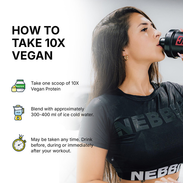 10X Athletic No Whey Stack - 2 x Vegan Protein 540g + Free Shaker - 10X Athletic