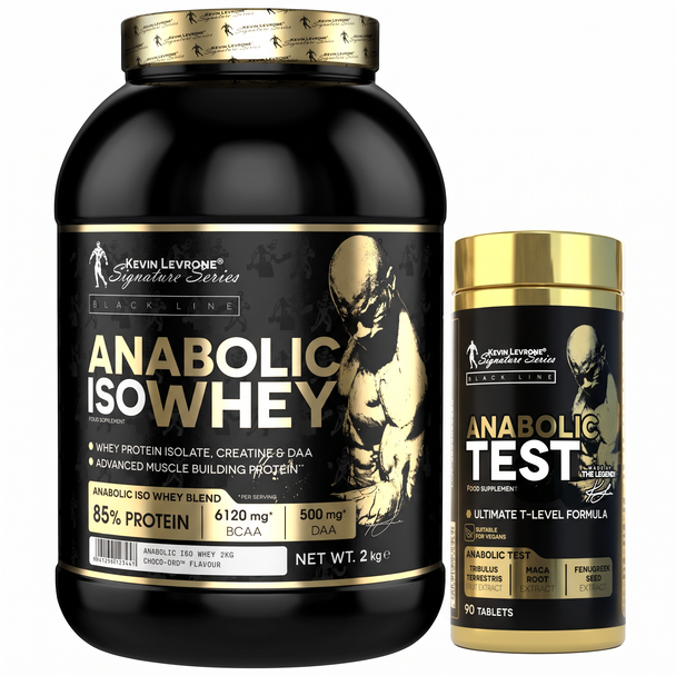 LEVRONE Anabolic Stack - Anabolic ISO Whey 2kg + Anabolic Test 90 Tabs - bundle
