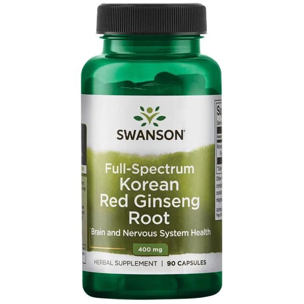 Swanson Korean Red Ginseng Root 400mg