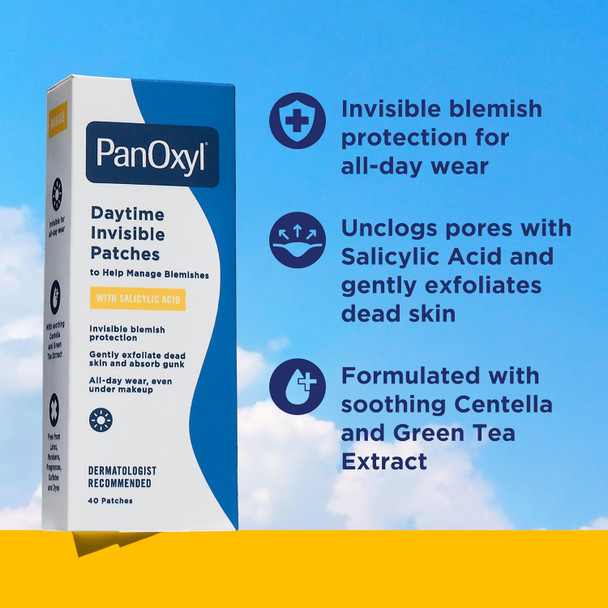 PanOxyl Daytime Invisible Acne Patches with Salicylic Acid 40ct – image 2