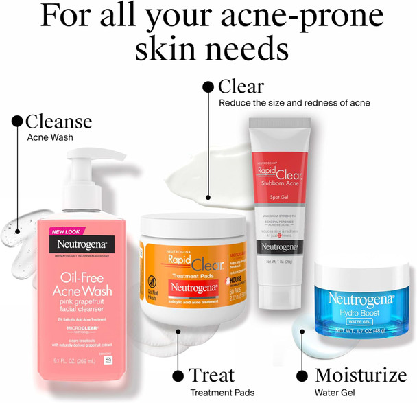 Neutrogena Oil-Free Acne Wash Pink Grapefruit 9.1oz – image 7