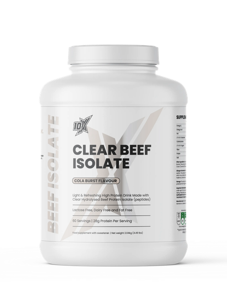 10X Athletic Clear Beef Isolate 2kg - Cola Burst front - 28g protein juice-style drink