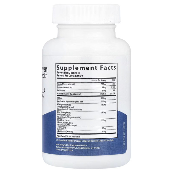CountBoost For Men 60 Caps Ingredients Panel